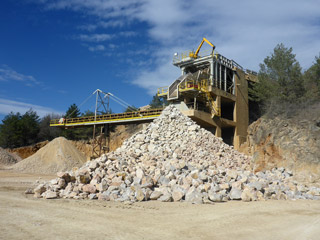 Odhliňovač Vápenka Čertovy schody