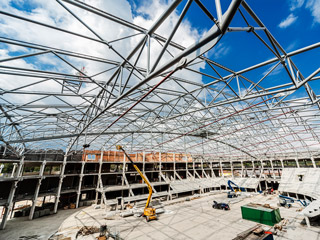 Zastřešení Werk arény v Třinci (2014)