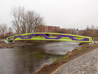 Lávka přes Ohři v Karlových Varech (u OD Variáda) (2015)