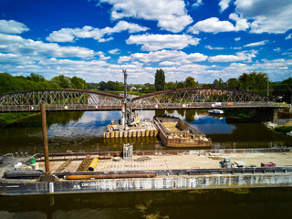 Rekonstrukce železničního mostu přes Labe v Čelákovicích (2020–2022)