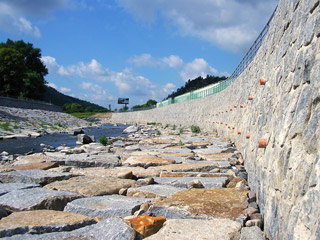 Litavka, Králův Dvůr: úprava koryta v ř. km 5.821–7.120 (2008–2009)